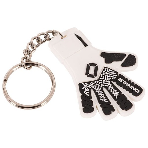 Goalkeeper Glove Keyring — Black-White