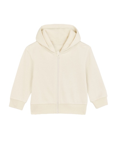 Baby Connector Rits-sweatshirts Natural Raw