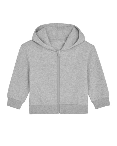 Baby Connector Rits-sweatshirts Heather Grey