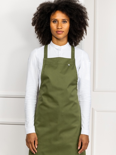 Bib Apron Denver Olive Green