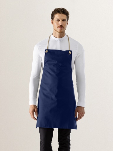Bib Apron Spanish One Patriot Blue