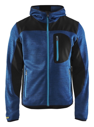4930 Gebreid vest met softshell