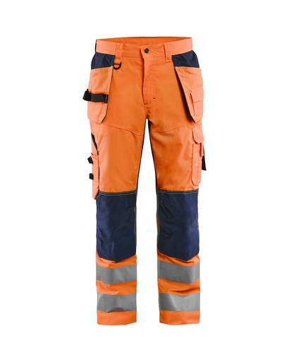 1565 High Vis Werkbroek met ventilatie en gereedschapszakken