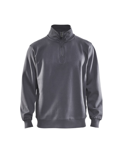 3365 Sweatshirt Jersey met halve rits