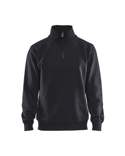 3365 Sweatshirt Jersey met halve rits