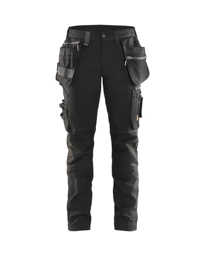 7115 Dames werkbroek met stretch en gereedschapszakken