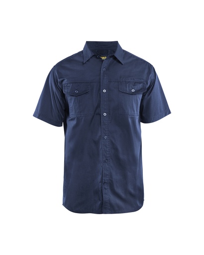 3296 Overhemd Twill korte mouw