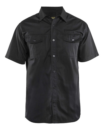 3296 Overhemd Twill korte mouw