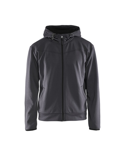 3363 Hooded sweatshirt met rits