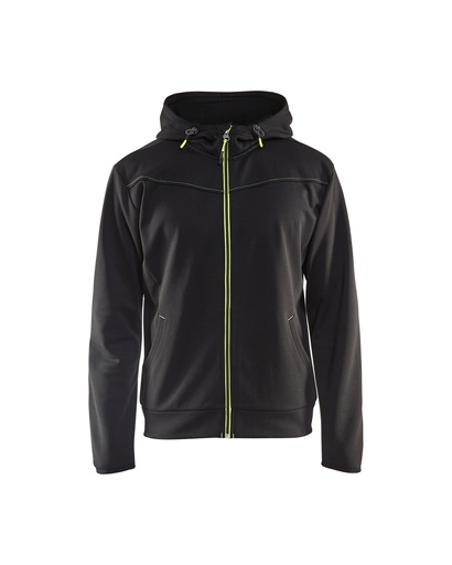 3363 Hooded sweatshirt met rits