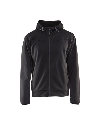 3363 Hooded sweatshirt met rits