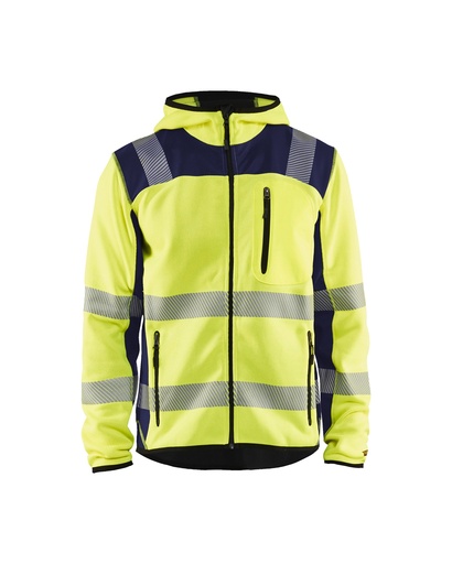 4923 Gebreid vest met capuchon High Vis