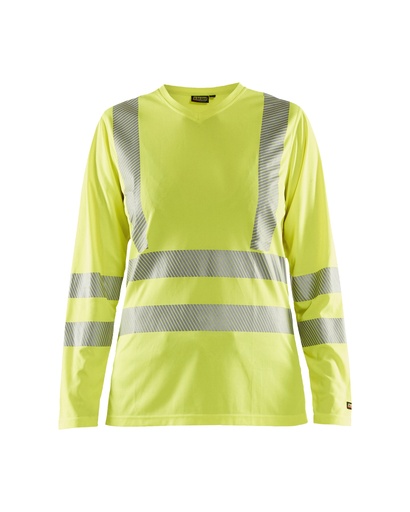 3485 Dames UV-T-shirt lange mouwen High Vis