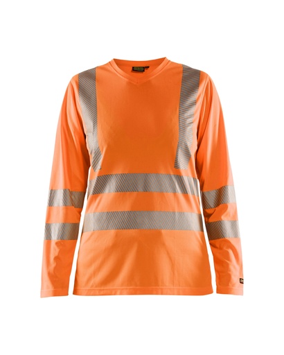 3485 Dames UV-T-shirt lange mouwen High Vis