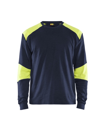 3457 Vlamvertragend T-shirt lange mouwen