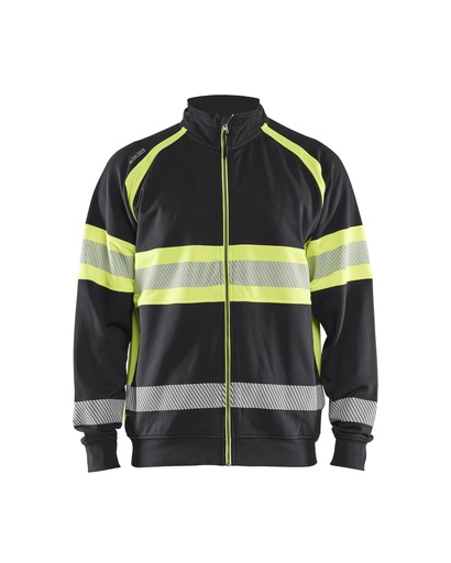 3551 Sweatshirt met rits High vis
