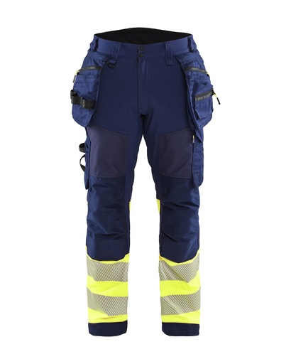 1821 High Vis werkbroek softshell met gereedschapszakken