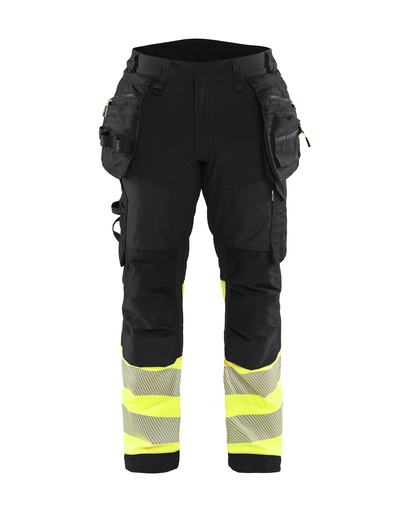 1821 High Vis werkbroek softshell met gereedschapszakken
