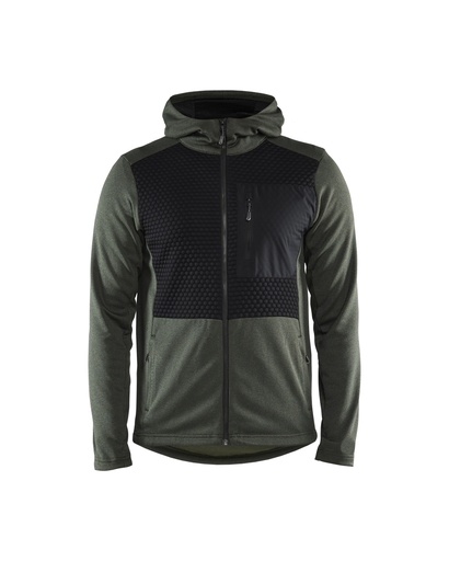 3540 Hooded sweatshirt met rits