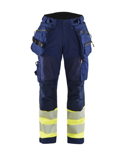7114 Dames High Vis Werkbroek Softshell
