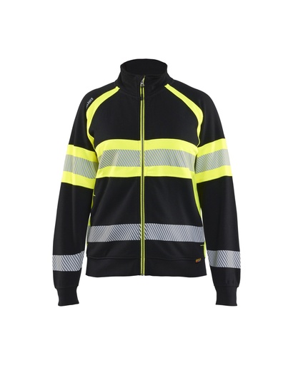 3505 Dames sweatshirt met rits High Vis