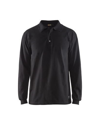 3374 Vlamvertragende Polo Piqué lange mouwen