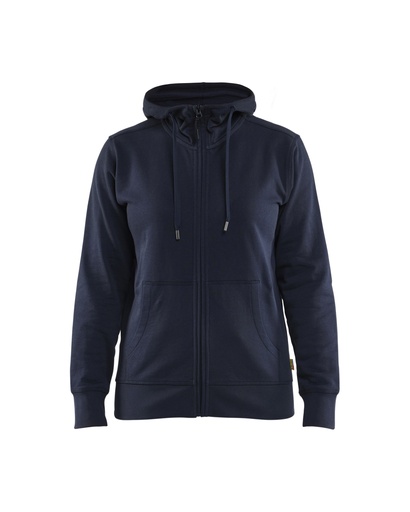 3395 Dames hooded sweatshirt met rits