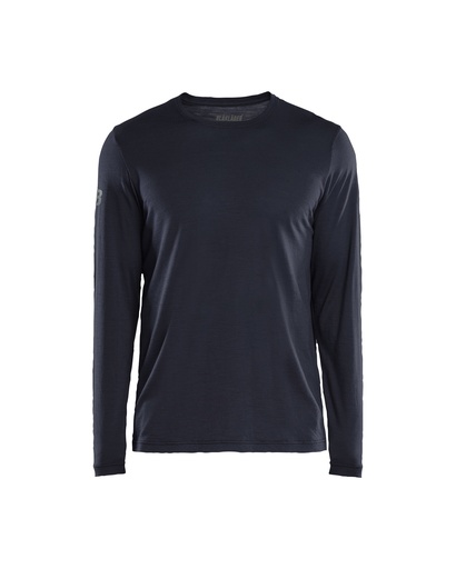 3538 T-shirt lange mouwen merinowol