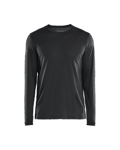 3538 T-shirt lange mouwen merinowol