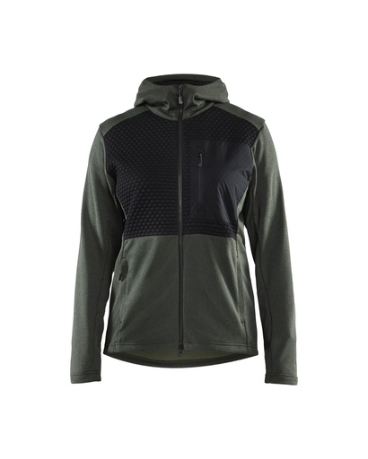 3542 Dames Hooded sweatshirt met rits