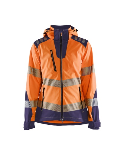 4791 Dames Softshell jack High Vis