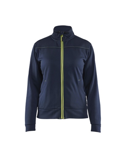 3394 Dames service sweatshirt met rits