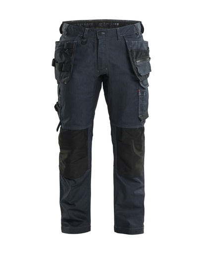 1750 Werkbroek denim stretch met gereedschapszakken
