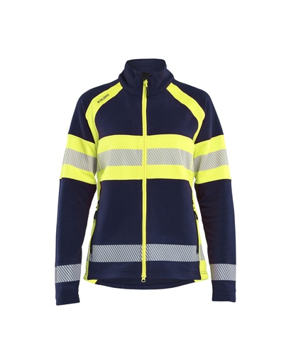 4718 Dames Microfleecevest High Vis
