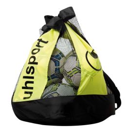 [100426201-One Size] Ballbag (16 Balls) Black/Fluo Yellow