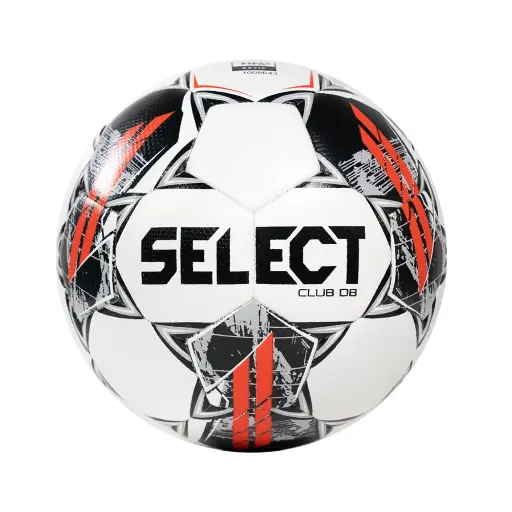 [3864171012] Bal Select Club DB N.4 Wit/Rood 