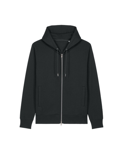 Astor Zip Hoodie Black Black