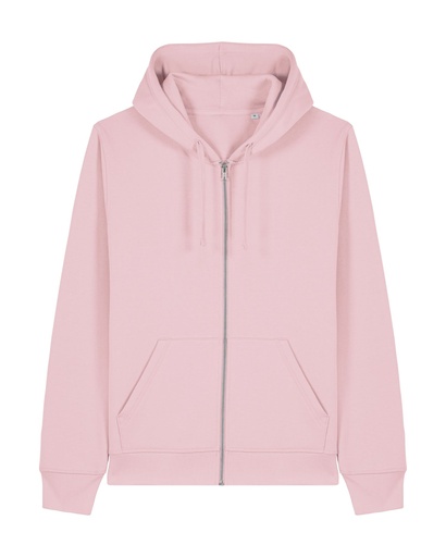 Mixer Zip Hoodie Cotton Pink Cotton Pink