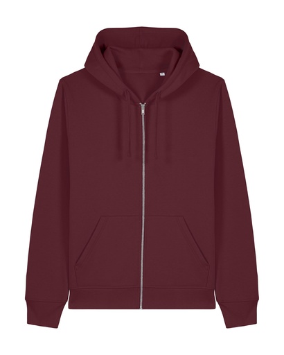 Mixer Zip Hoodie Burgundy Burgundy