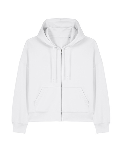 Stella Ida Zip Hoodie White White