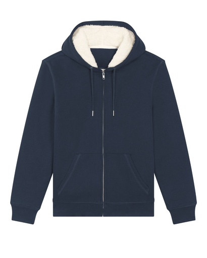 Hygger Sherpa Zip Hoodie French Navy French Navy