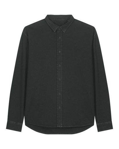 Worker Shirt G. Dyed Black Rock G. Dyed Black Rock