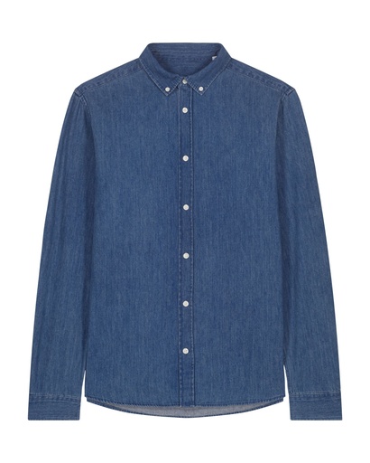 Stanley Denim Shirt Mid Wash Mid Wash