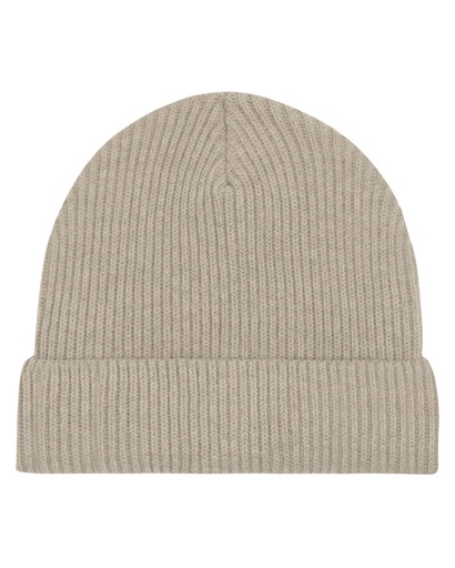 [STAU771C592OS] Fisherman Beanie Heather Sand Heather Sand