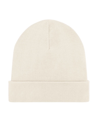 [STAU772C007OS] Rib Beanie Natural Natural