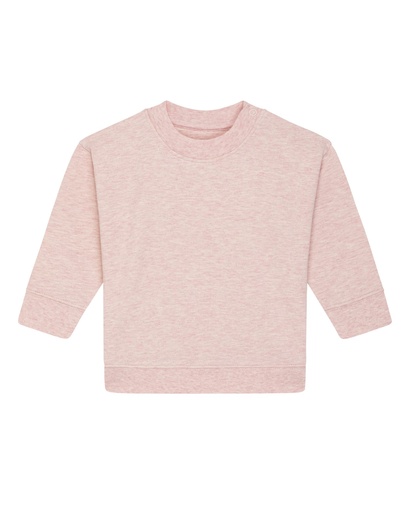 Baby Changer Crewneck Cream Heather Pink Cream Heather Pink