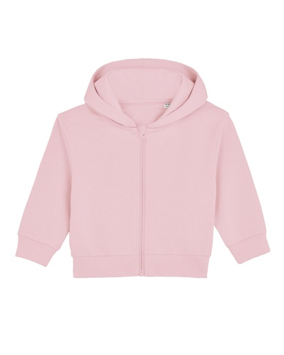 Baby Connector Zip Hoodie Cotton Pink Cotton Pink