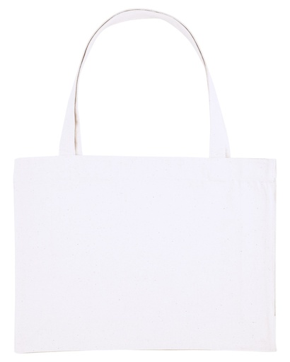 [STAU762C001OS] Shopping Bag White White