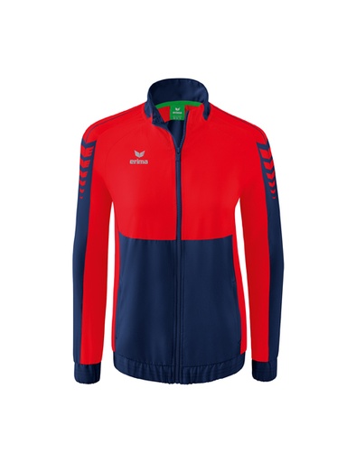 Six Wings presentatiejack new navy/rood Dames