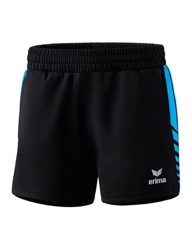 Six Wings worker short zwart/curaçao Dames